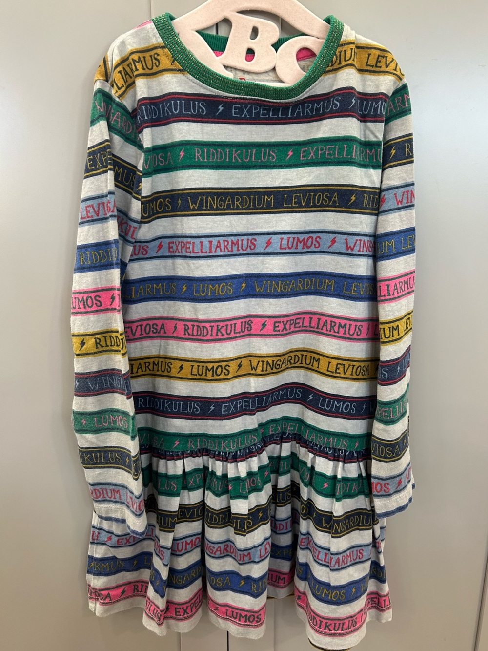 Mini Boden Harry Potter Spell Drop Waist Dress 6-7Y 122cm